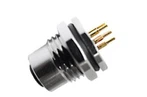 M12 Hembra Frontal Fijado A-Codificación 17PIN M16*1.5