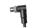 M12 macho en ángulo sin blindaje A-Cable de PVC de 17 pines con codificación 2,0 M M12*1,0