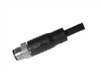 M12 Macho Escudo Recto A-Codificación 5PIN