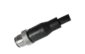 M12 macho recto UnShield A-Cable PUR de codificación de 3 pines 2,0 M M12X1.0