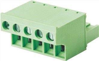 Conector hembra de tornillo