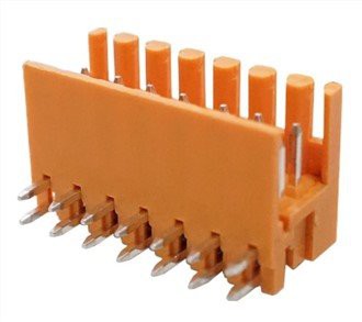 Lado abierto del conector de paso de 3,5 mm de nivel doble macho de ángulo recto