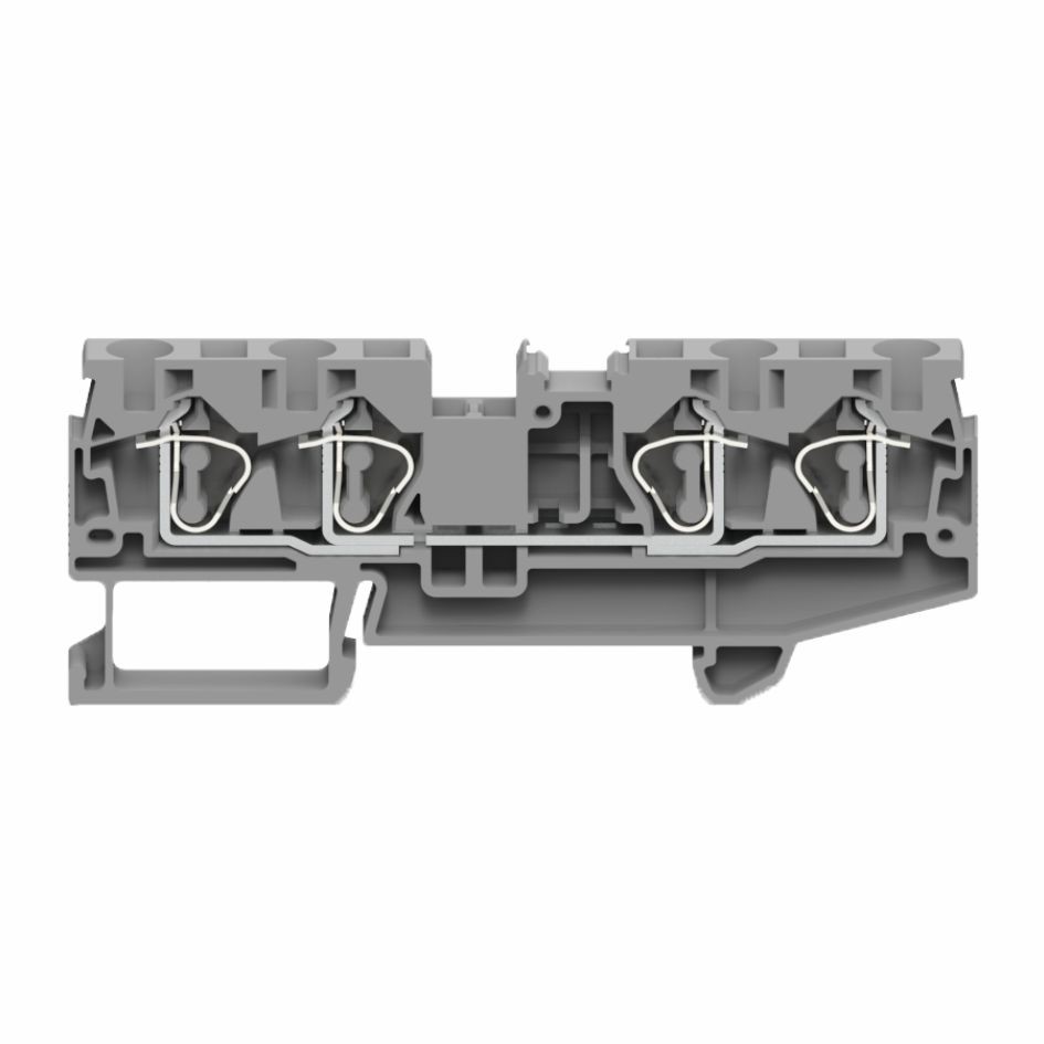 Conector GUS de alimentación pasante 4,0 mm2 dos en dos salidas